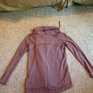 Purple lulu lemon jacket with thumb holes